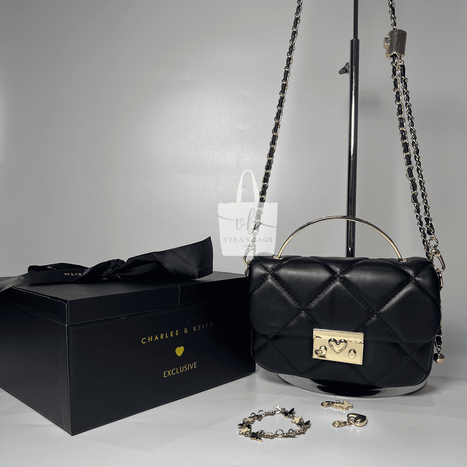 Charles & Keith Quilted Boxy Collection