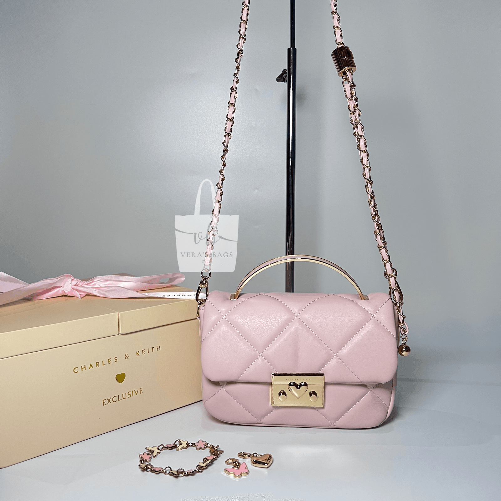 Charles & Keith Quilted Boxy Collection